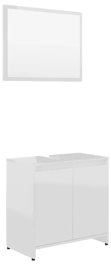 Biely kúpeľňový set SKYLAR