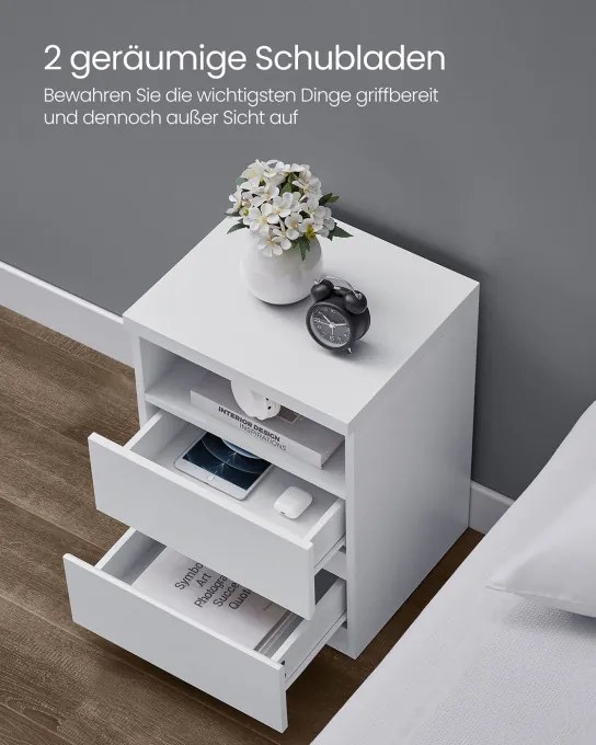 Nočný stolík s LED osvetlením LET634W01