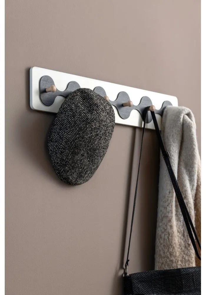 Biely nástenný vešiak 60 cm Rizar – PT LIVING