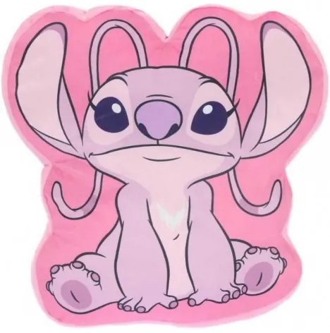 Mister License Company S.L. - Tvarovaný detský 3D vankúšik Stitch - ružový