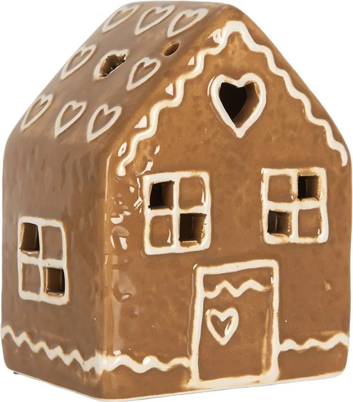 Perníková LED chalúpka Gingerbread Cott - 8*6*10 cm