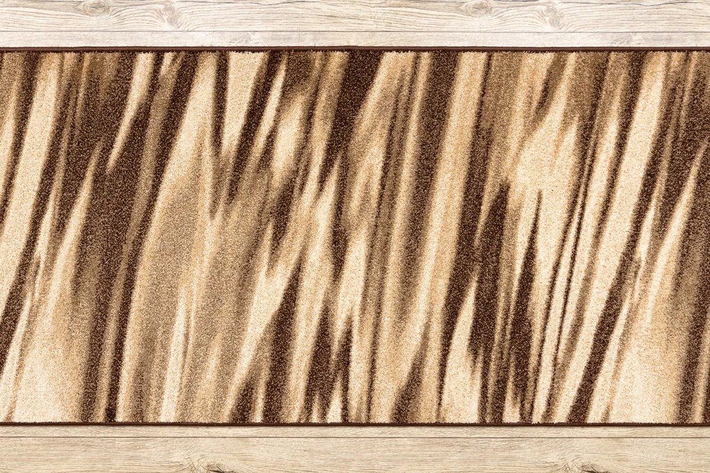 Behúň KARMEL FRYZ - ARABICA hnedý