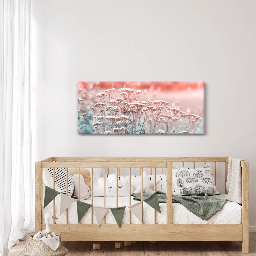 Obraz - Lúčne kvety (120x50 cm)