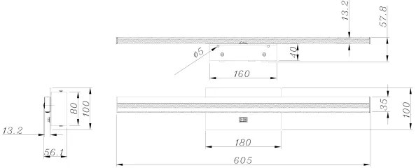 Globo 41499B - LED Kúpeľňové nástenné svietidlo VIGGO LED/18W/230V IP44