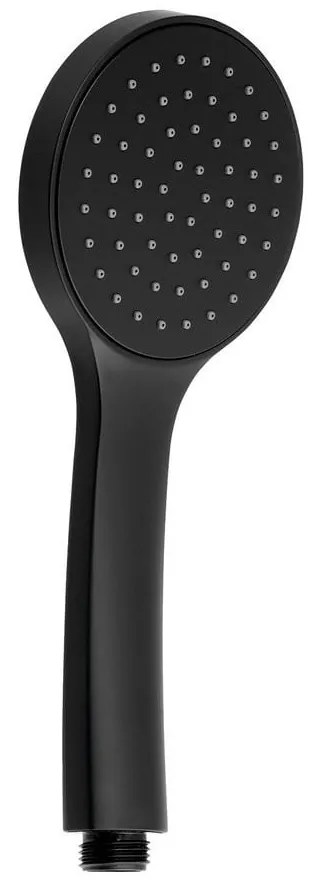 Matne čierna plastová sprchová hlavica ø 10 cm – Sapho