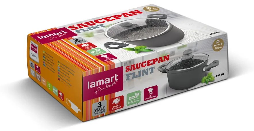 1/2Lamart Kastrol LT1188 20x9 cm FLINT