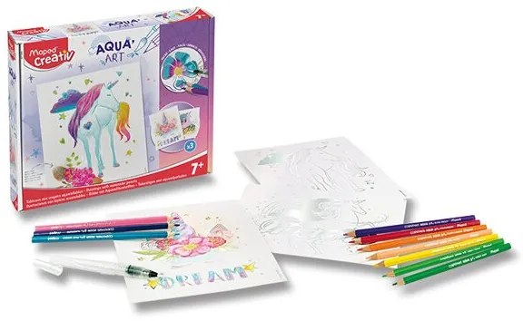 Súprava Maped Creativ - akvarelové obrázky - Jednorožec