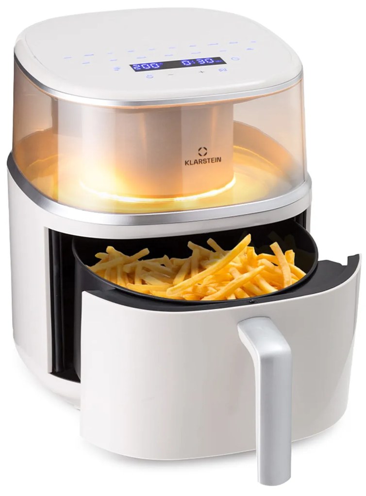 Klarstein Air Bloom, teplovzdušná fritéza, 1500 W, 7,5 l, 16 programov, s funkciou naparovania