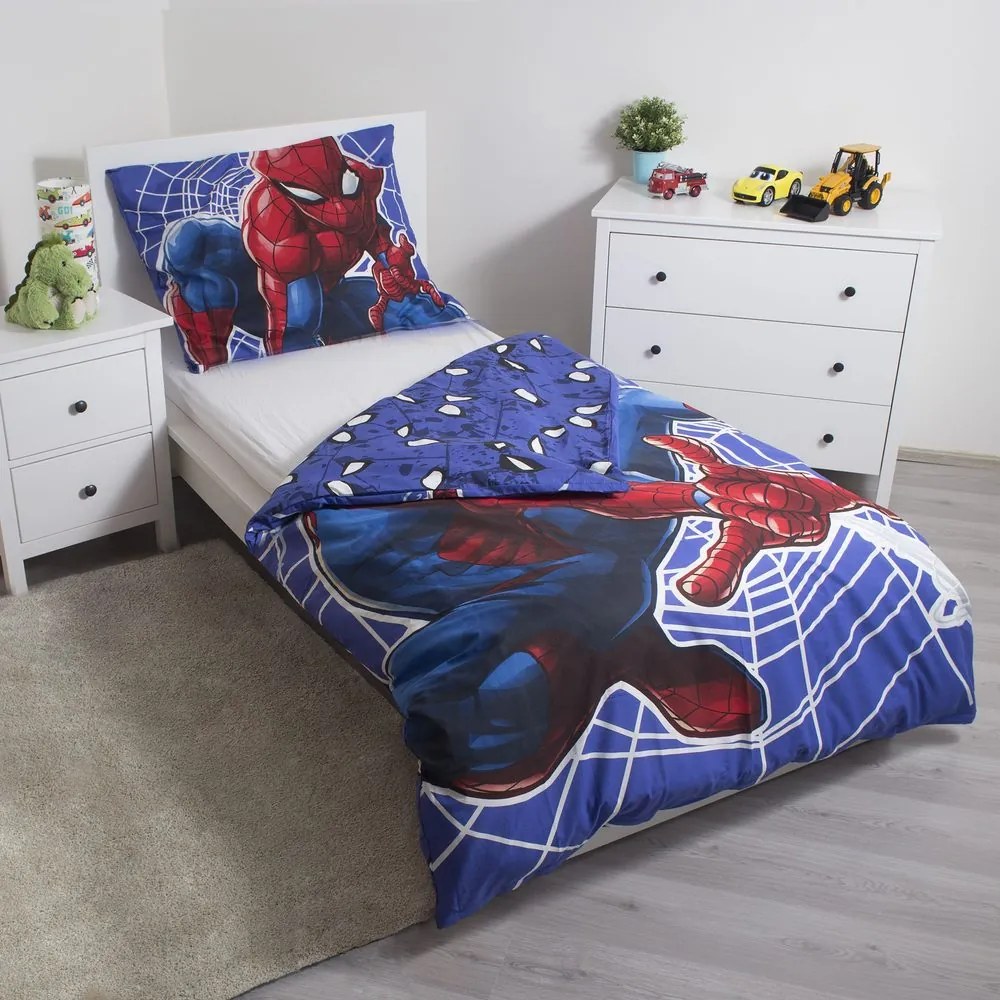 Jerry Fabrics Svietiace obliečky Spiderman - Spiderman | 140 x 200 cm / 70 x 90 cm