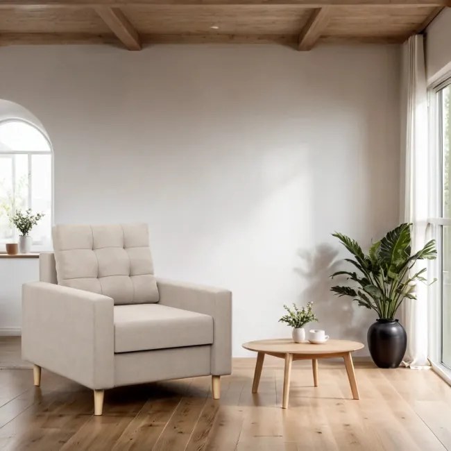 Kreslo BLANK Elegant béžové