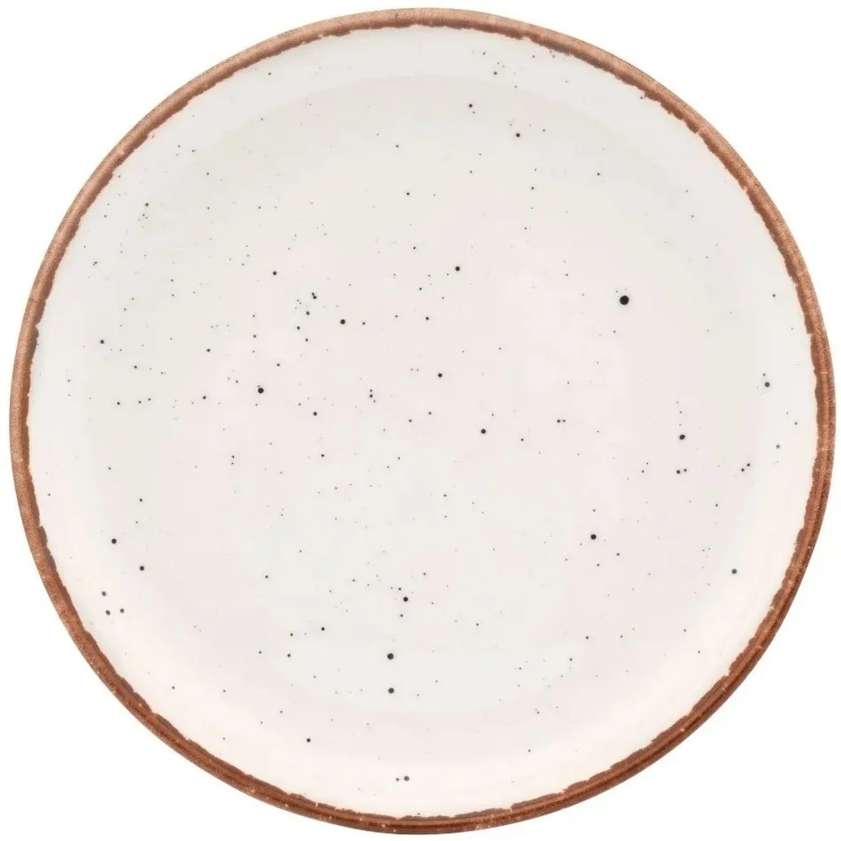 Altom Porcelánový dezertný tanier Reactive Ivory, 19,5 cm