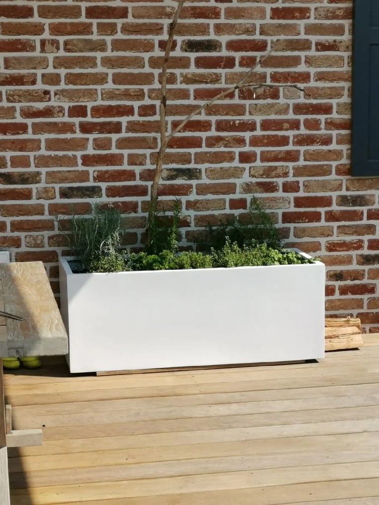 Hrantík MAXI, sklolaminát, šírka 120 cm, biely mat