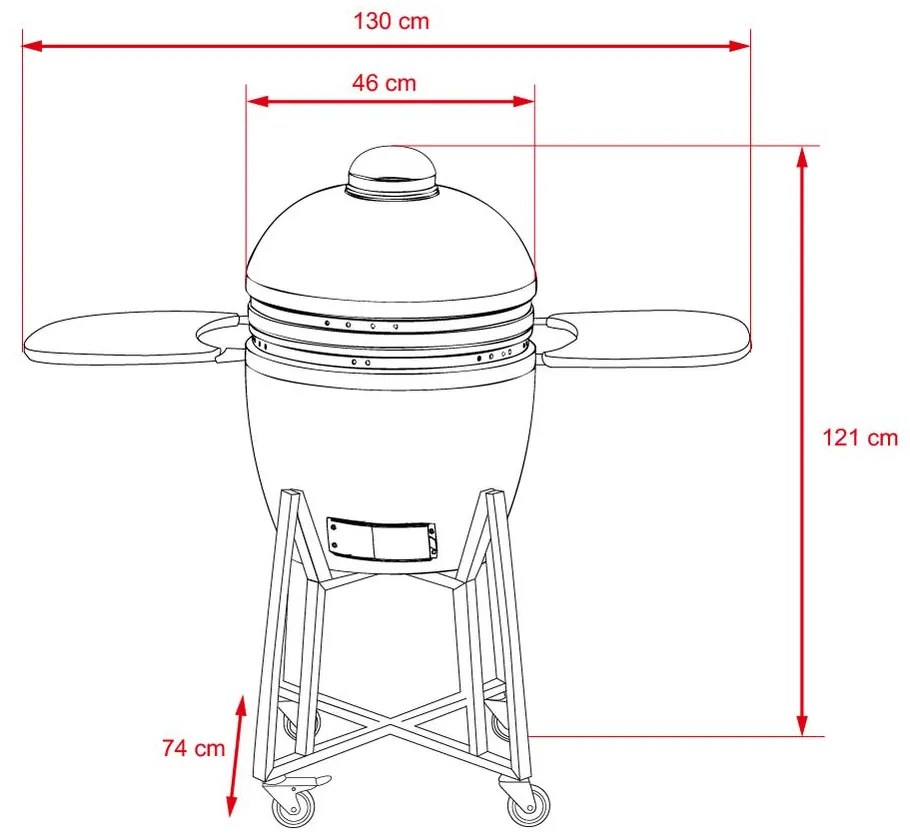 Keramický gril Buschbeck Kamado 46 cm