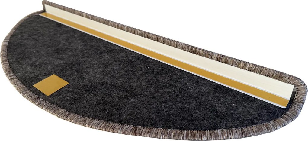 Nášľapy na schody Gandia béžový polkruh, samolepiaci - 24x65 polkruh (rozmer vrátane ohybu) Vopi