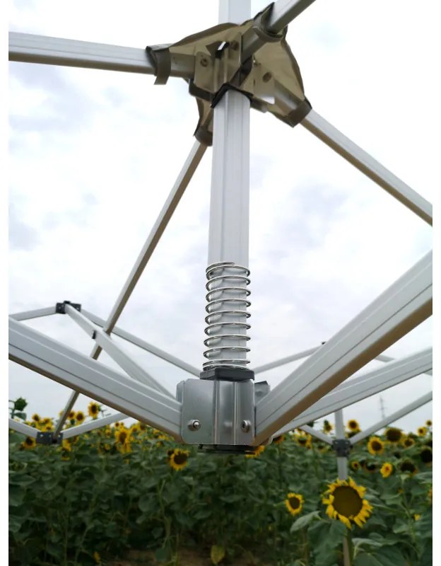 BRIMO Prémiový Párty stan 3x3m Hliník | Najvyššia odolnosť - s 3 stenami - Čierna 13