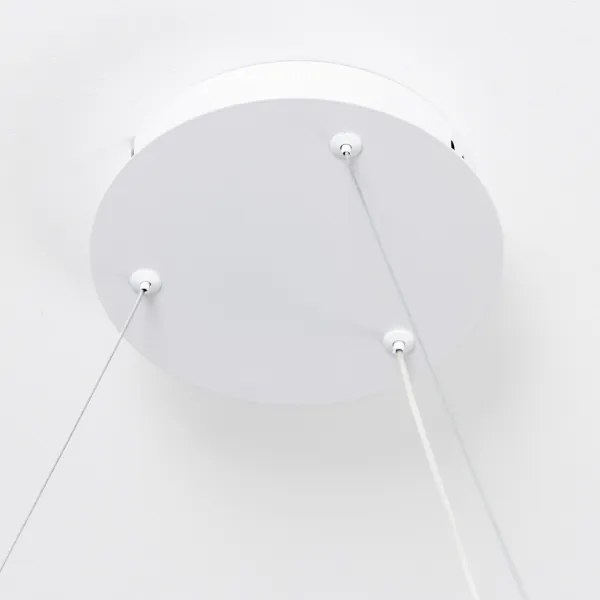 Brilagi - LED stmievateľný závesný luster na lanku FALCON SLIM LED/42W/230V priemer 50 cm biely + diaľkové ovládanie