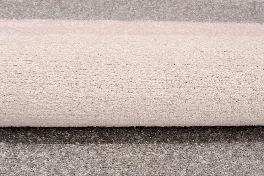 TA Koberec C947I BIELA/ŠEDÁ AZÚROVÁ Rozmer: 80x150 cm