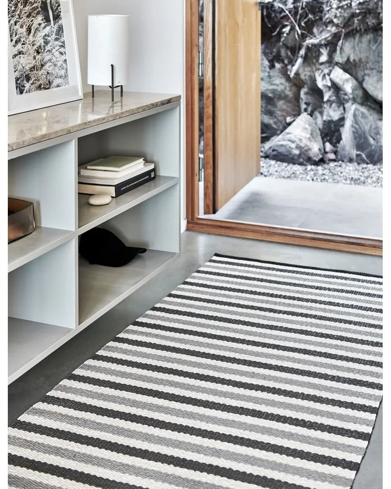 Sivo-béžový vnútorný a vonkajší behúň 85x200 cm Teo Warm Grey – Pappelina