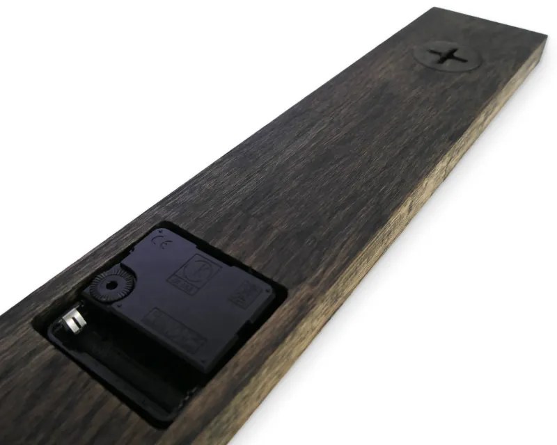 Elegantné drevené nástenné hodiny čierny I SENTOP MAS019-OSMO-3169