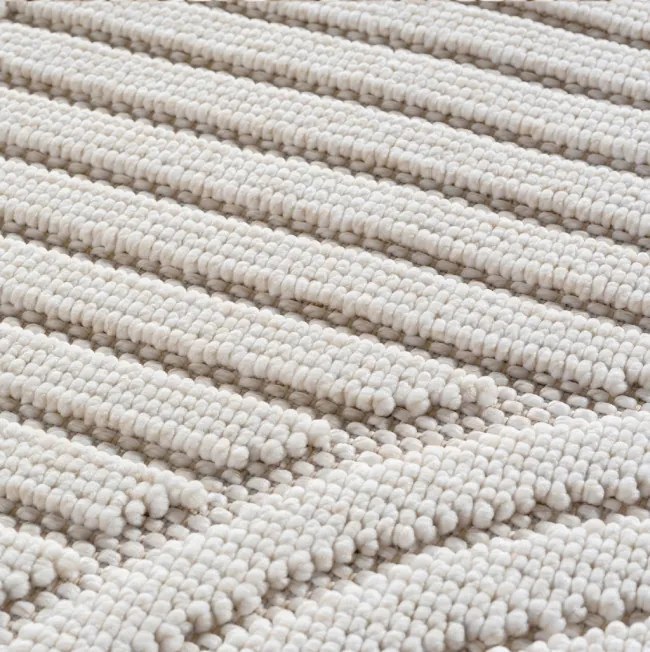 Koberec Helix geometrický, krémový