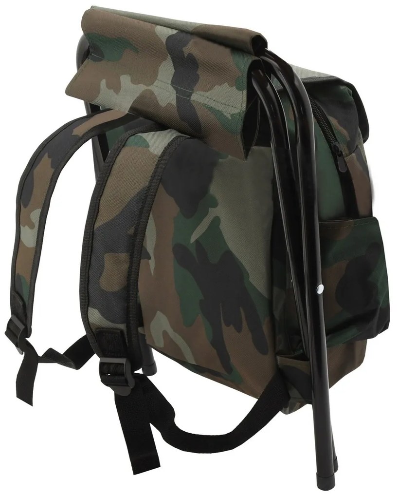 Cattara Skladacia stolička s batohom Olbia army, 30 x 35 x 27 cm