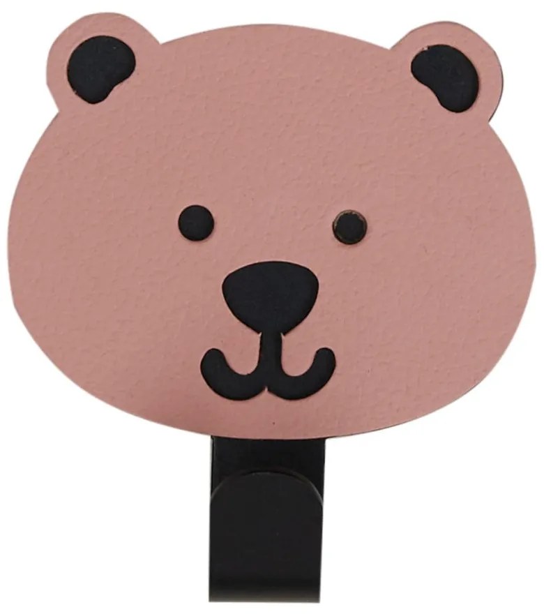 Ružový oceľový háčik bez vŕtania Bear Nupo – LIND DNA