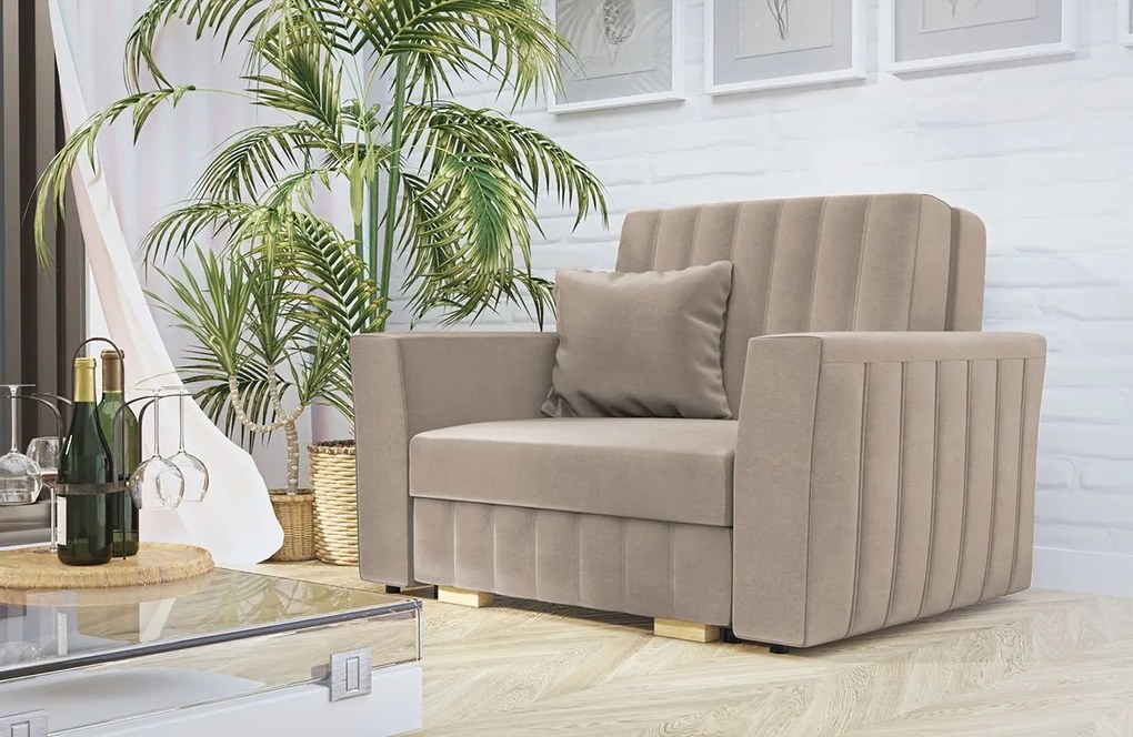 Kreslo Clivia Glam I, Dostupné poťahy: Kronos 07