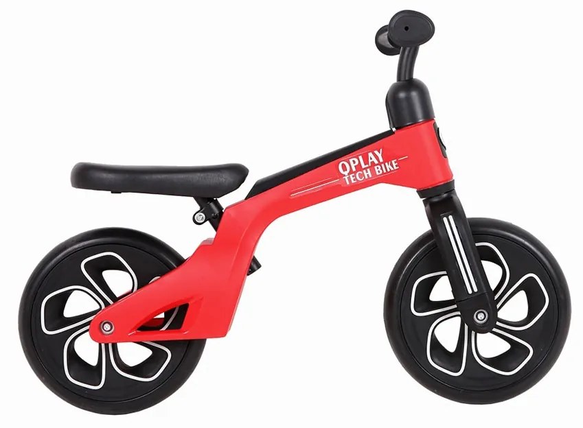 Detský balančný bicykel Qplay Tech červený