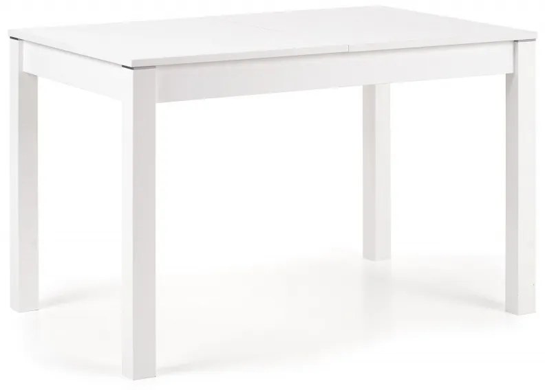 Jedálenský rozkladací stôl Maurycy 118/158 cm biely