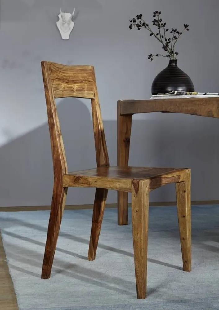 Bighome - MODERNA Jedálenská stolička drevená, palisander