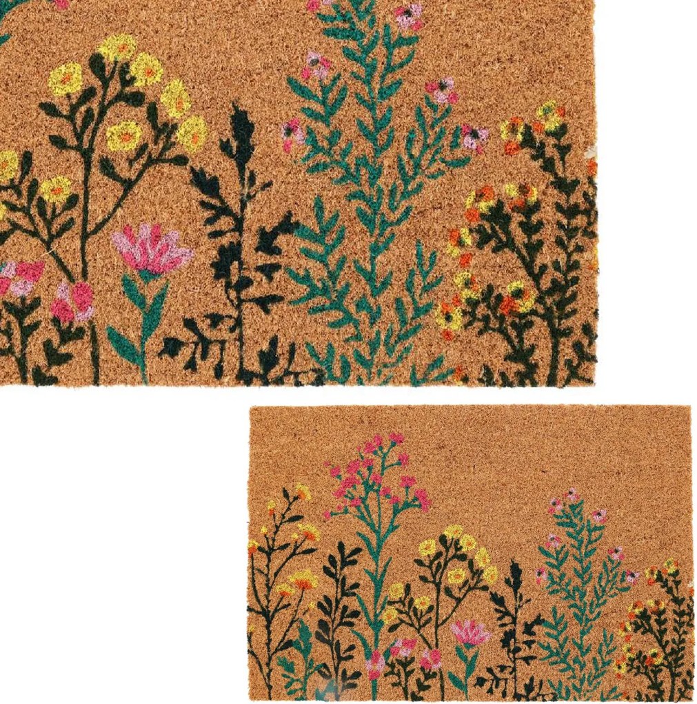 Vonkajšia rohožka Flowers, 60x40 cm