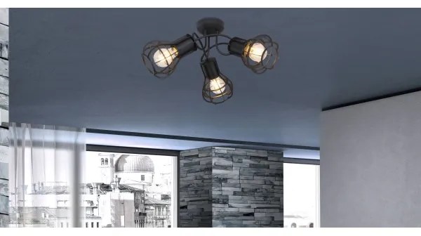 Globo 15388-3D - Bodové svietidlo CLASTRA 3xE27/40W/230V