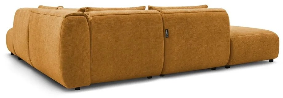 Rohová pohovka (variabilná) v horčicovohnedej farbe Jeanne - Bobochic Paris