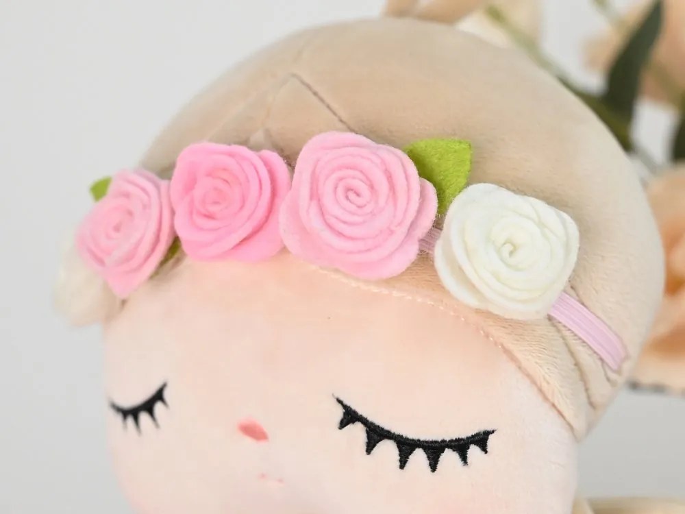 Mojkáčik - Bábika spiaca Anjelik farebné kvety 48 cm