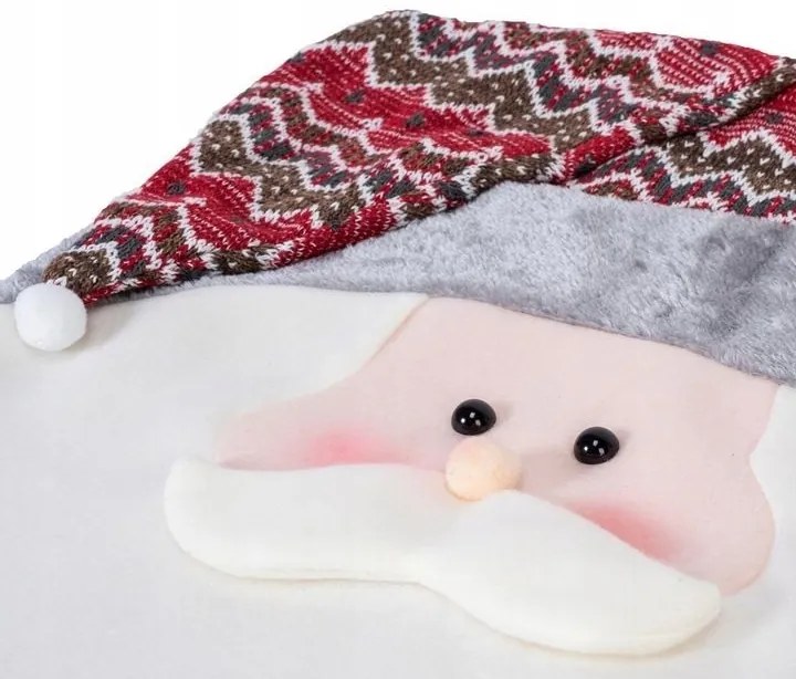 Sada 2 ks potahů na židle Merry Christmas Santa vícebarevná