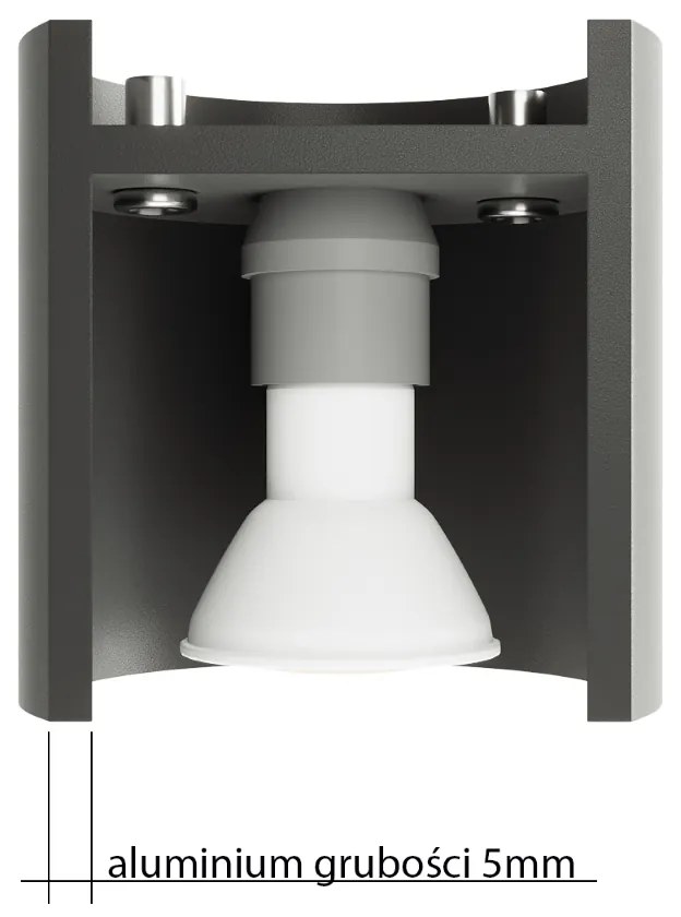 Nástenné svietidlo Orbis, 1x biele kovové tienidlo