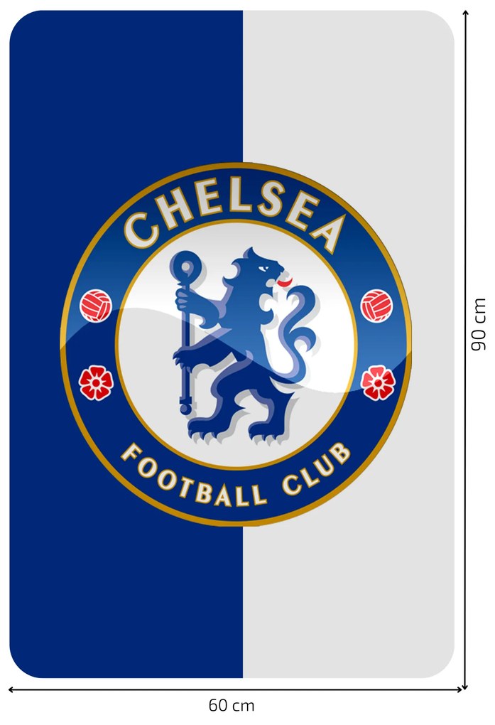 Textilná nálepka na stenu "Chelsea FC"
