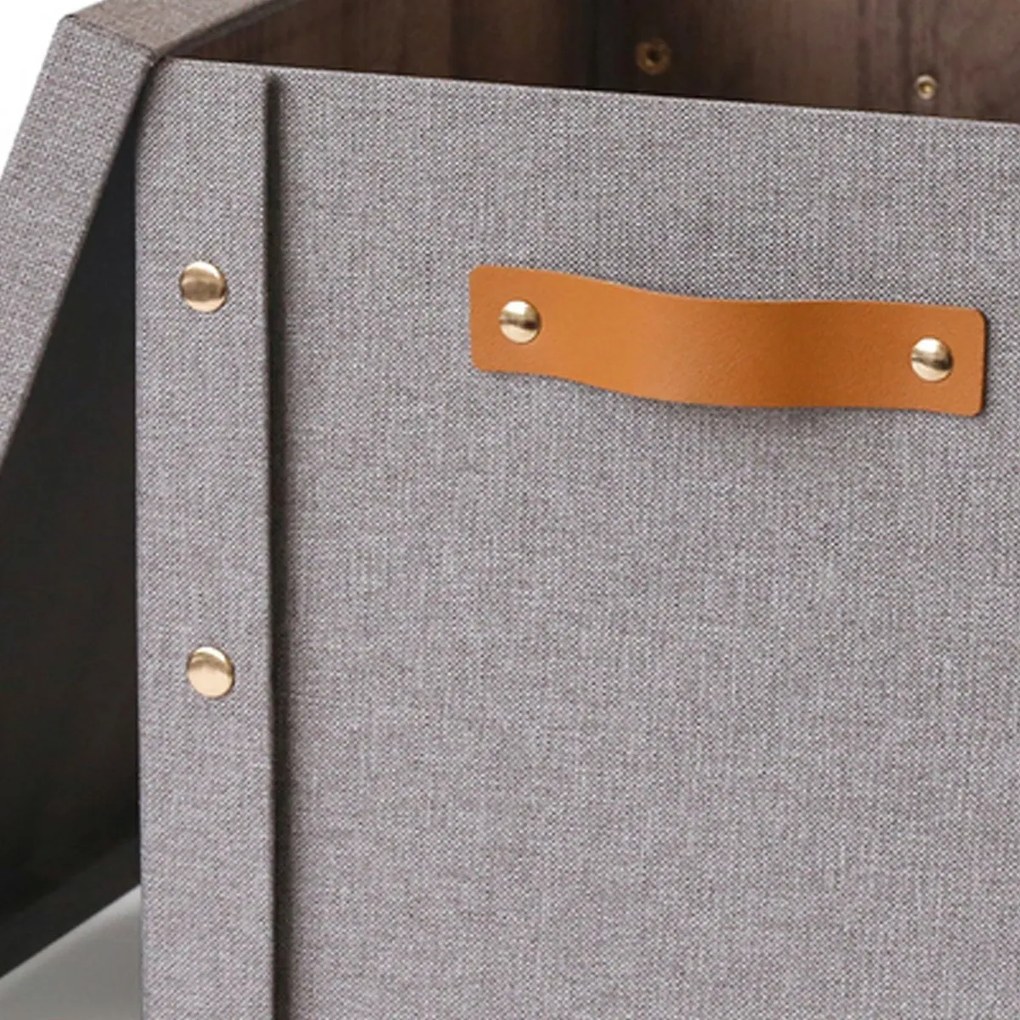 Kitchisimo Set 2 úložných krabíc s vekom 30 × 30 × 28 cm, L