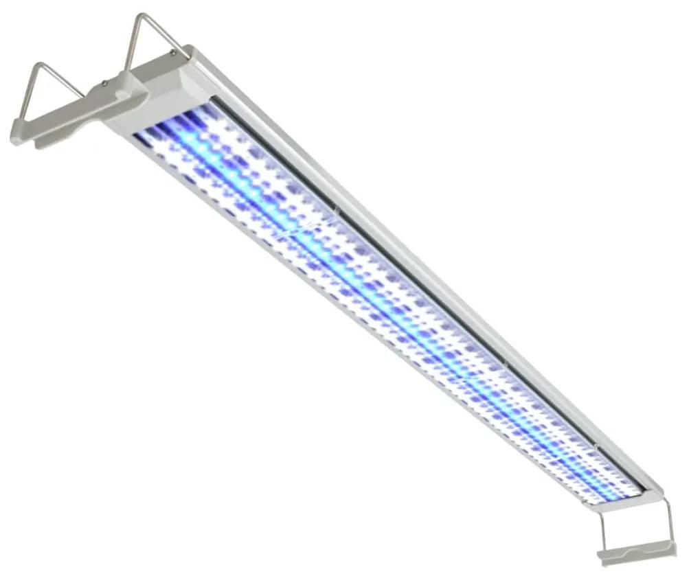 vidaXL Akváriová LED lampa 120-130 cm, hliník, IP67
