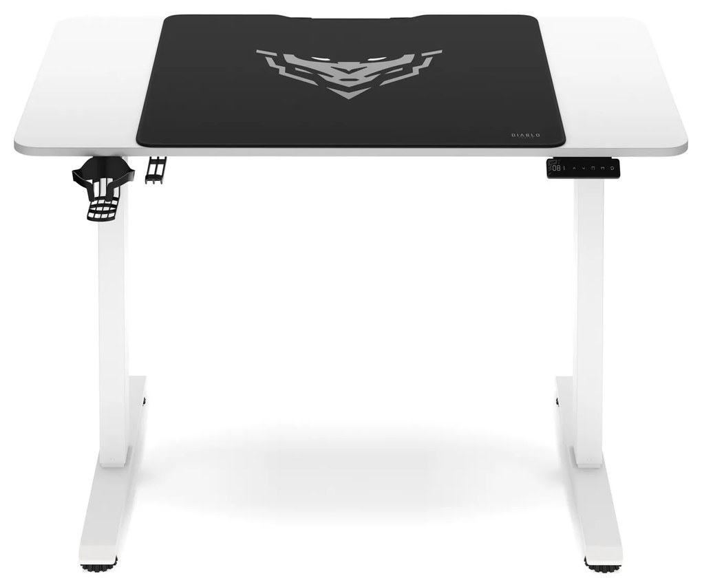 Výškovo nastaviteľný stôl Diablo X-Tensio 1100 biely