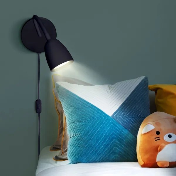 Solight WO54-B - LED Stmievateľná nástenná lampička LED/4W/230V čierna