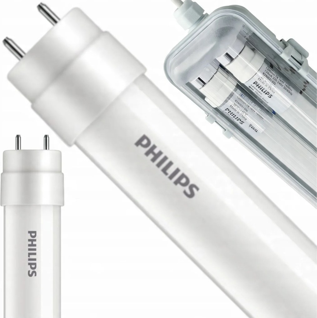 SADA 8 ks LED trubíc Philips 120 cm 17,5W 1800 lm 4000 K 30 000 h EcoFit