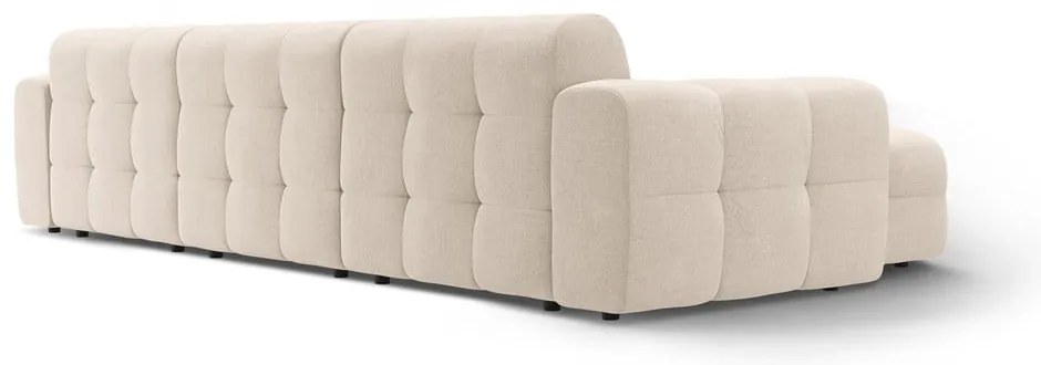 Béžová rohová pohovka (ľavý roh/s leňoškou) Kendal – Micadoni