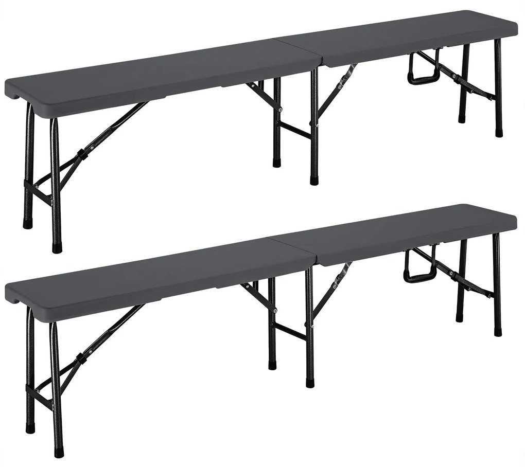 InternetovaZahrada Pivný set 183 cm - antracit