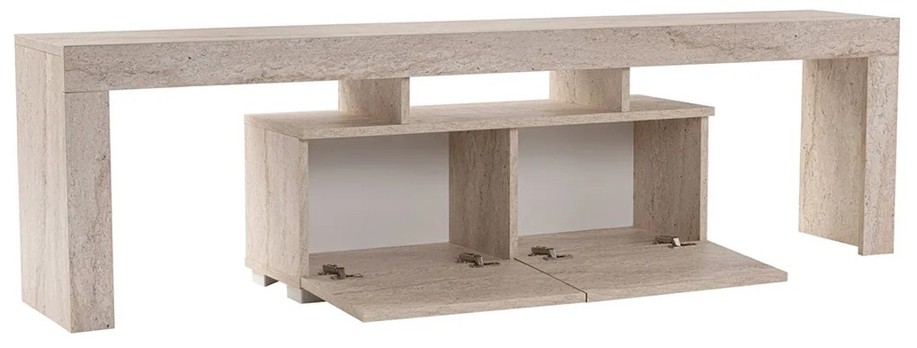 Televízny stolík Enclave Travertine