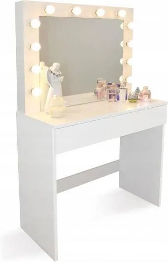 Bestent Toaletný stolík s LED zrkadlom Mademoiselle