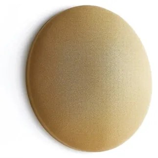 Akustický panel POLY, kruhový oblúk, Ø550x140 mm, nástenný, žltá