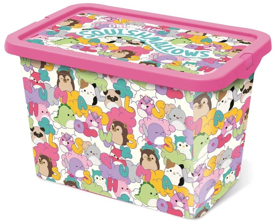 Plastový detský úložný box 29x19x18 cm Stor – SQUISHMALLOWS