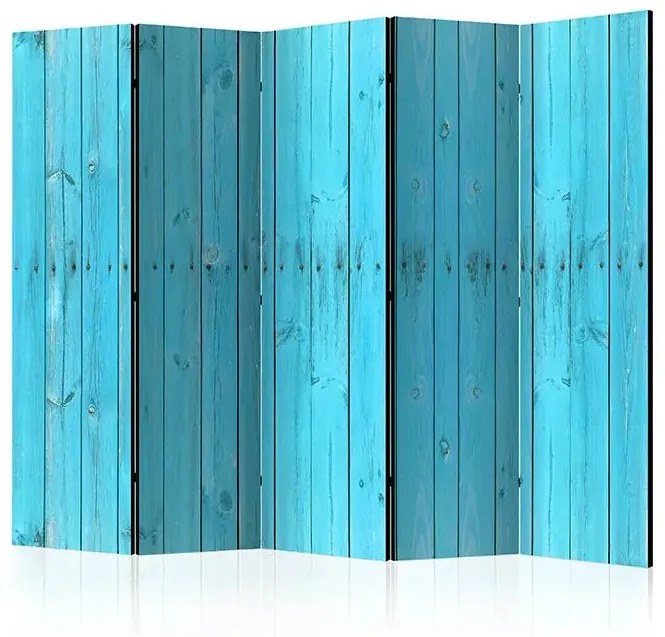 Paraván - The Blue Boards II [Room Dividers] Veľkosť: 225x172, Verzia: Akustický