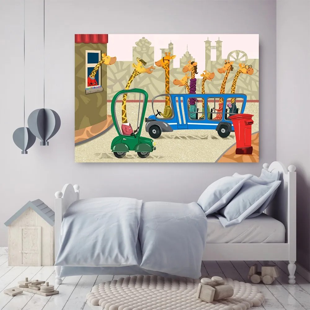 Gario Obraz na plátne Svet žiráf - Gustavo Gabriel San Martin Rozmery: 60 x 40 cm